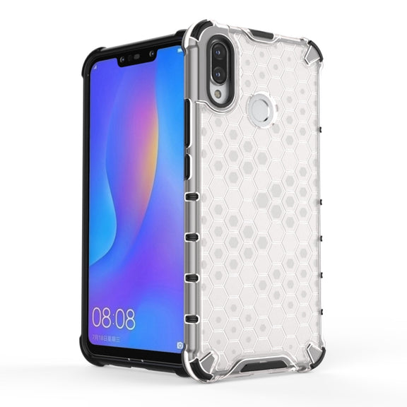 For Huawei Nova 3i  Shockproof Honeycomb PC + TPU Case(Blue)
