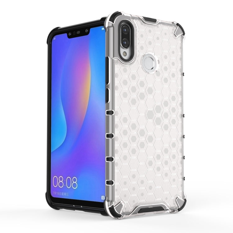 For Huawei Nova 3i  Shockproof Honeycomb PC + TPU Case(Blue)