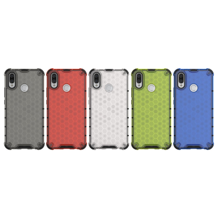 For Huawei Nova 3i  Shockproof Honeycomb PC + TPU Case(Blue)