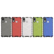 For Huawei Nova 3i  Shockproof Honeycomb PC + TPU Case(Blue)