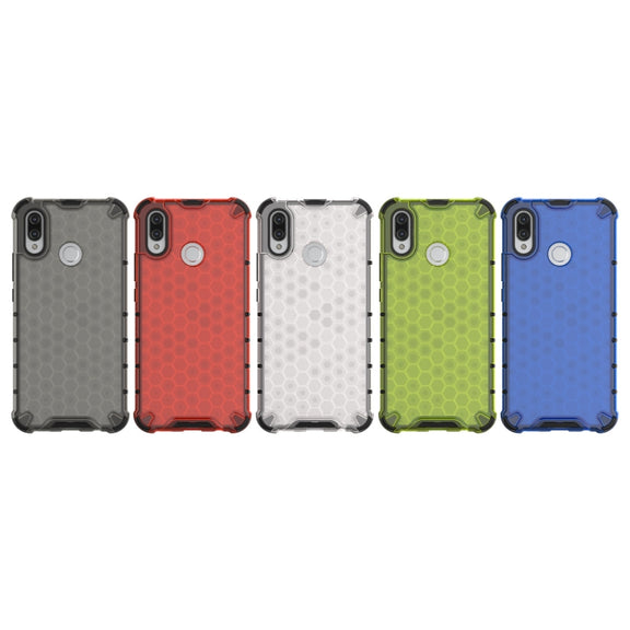 For Huawei Nova 3i  Shockproof Honeycomb PC + TPU Case(Blue)