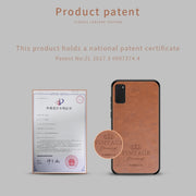 For Galaxy S20 PINWUYO Pin Rui Series Classical Leather, PC + TPU + PU Leather Water-resistant And Anti-fall All-inclusive Protective Shell(Blue)