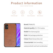 For Galaxy S20 Plus PINWUYO Pin Rui Series Classical Leather, PC + TPU + PU Leather Water-resistant And Anti-fall All-inclusive Protective Shell(Red)