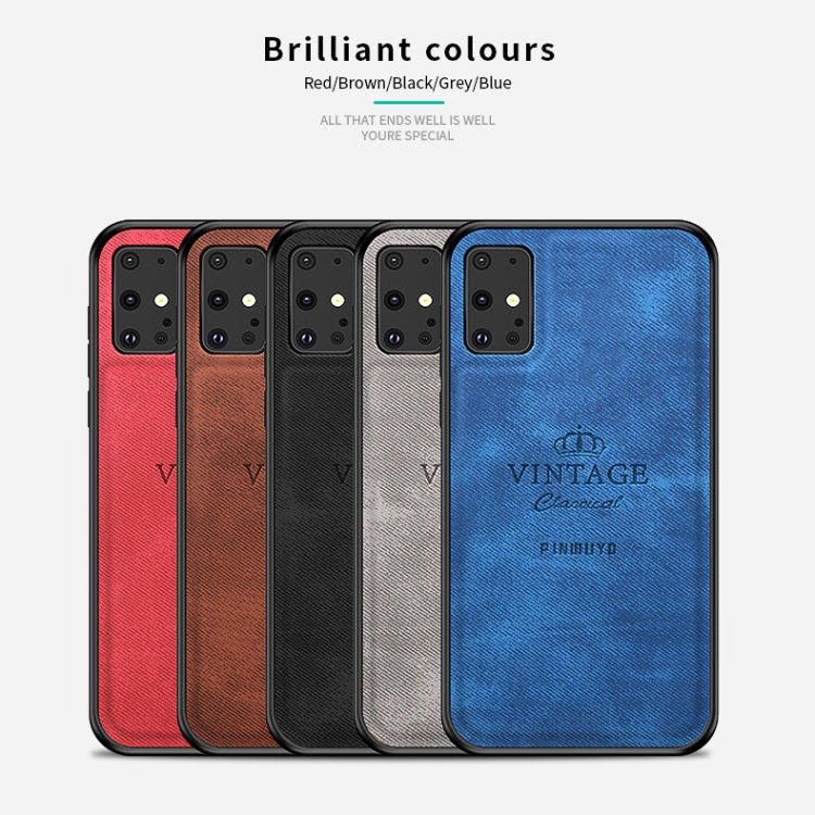 For Galaxy S20+ PINWUYO Zun Series PC + TPU + Skin Water-resistant Anti-fall All-inclusive Protective Case(Blue)