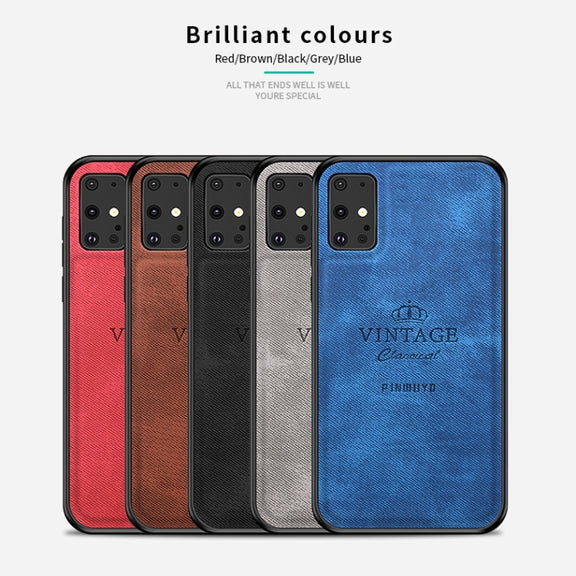 For Galaxy S20+ PINWUYO Zun Series PC + TPU + Skin Water-resistant Anti-fall All-inclusive Protective Case(Blue)