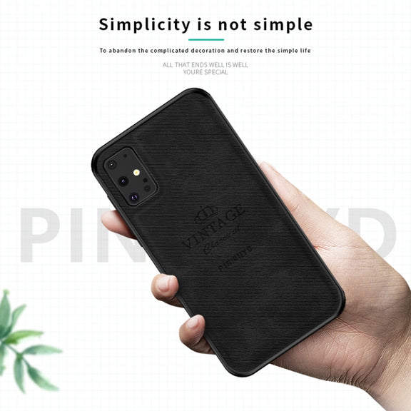 For Galaxy S20+ PINWUYO Zun Series PC + TPU + Skin Water-resistant Anti-fall All-inclusive Protective Case(Gray)