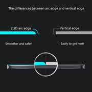 For  Galaxy A71 ENKAY Hat-Prince 2 PCS Full Glue 0.26mm 9H 2.5D Tempered Glass Full Coverage Film