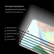 For  Galaxy A71 ENKAY Hat-Prince 2 PCS Full Glue 0.26mm 9H 2.5D Tempered Glass Full Coverage Film