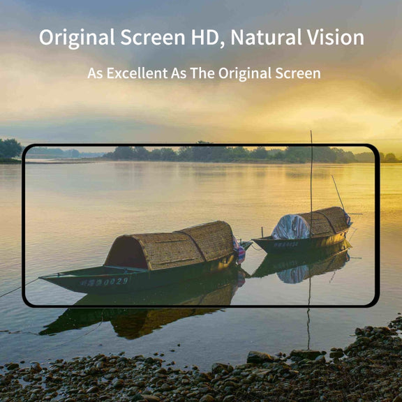 For  Galaxy A71 ENKAY Hat-Prince 2 PCS Full Glue 0.26mm 9H 2.5D Tempered Glass Full Coverage Film