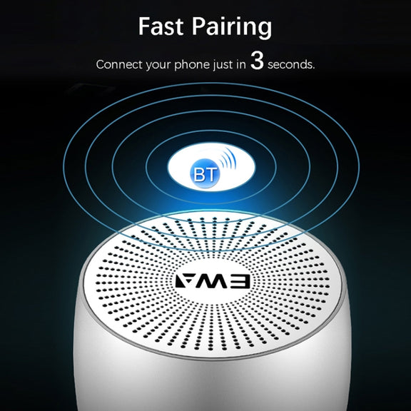 EWA A103 Portable Bluetooth Speaker Wireless Heavy Bass Bomm Box Subwoofer Phone Call Surround Sound Bluetooth Shower Speaker(Red)
