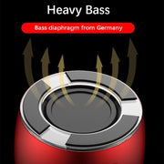 EWA A103 Portable Bluetooth Speaker Wireless Heavy Bass Bomm Box Subwoofer Phone Call Surround Sound Bluetooth Shower Speaker(Red)