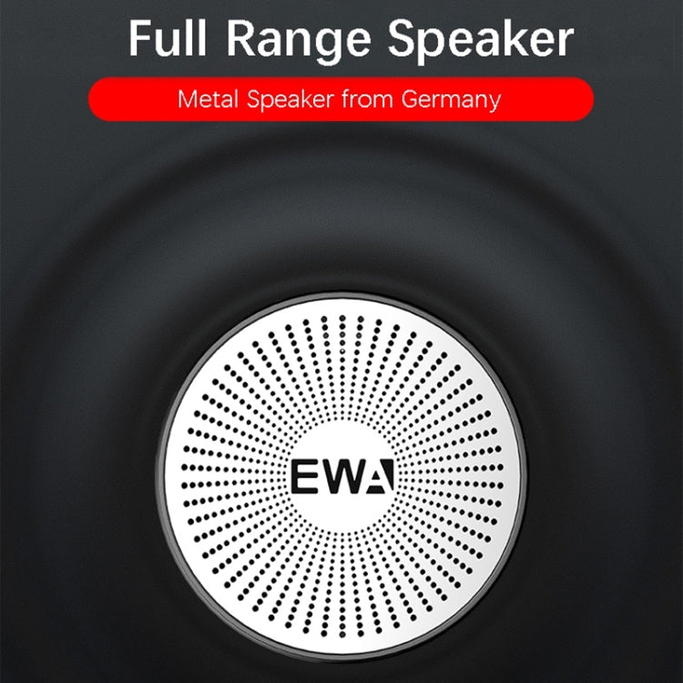 EWA A103 Portable Bluetooth Speaker Wireless Heavy Bass Bomm Box Subwoofer Phone Call Surround Sound Bluetooth Shower Speaker(Red)