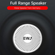 EWA A103 Portable Bluetooth Speaker Wireless Heavy Bass Bomm Box Subwoofer Phone Call Surround Sound Bluetooth Shower Speaker(Red)