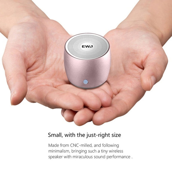 EWA A103 Portable Bluetooth Speaker Wireless Heavy Bass Bomm Box Subwoofer Phone Call Surround Sound Bluetooth Shower Speaker(Red)