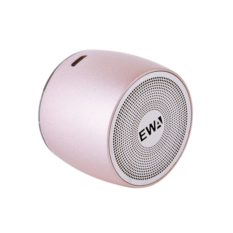 EWA A103 Portable Bluetooth Speaker Wireless Heavy Bass Bomm Box Subwoofer Phone Call Surround Sound Bluetooth Shower Speaker(Rose Gold)