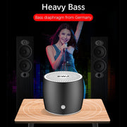 EWA A103 Portable Bluetooth Speaker Wireless Heavy Bass Bomm Box Subwoofer Phone Call Surround Sound Bluetooth Shower Speaker(Rose Gold)