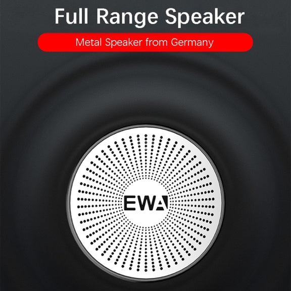 EWA A103 Portable Bluetooth Speaker Wireless Heavy Bass Bomm Box Subwoofer Phone Call Surround Sound Bluetooth Shower Speaker(Silver)