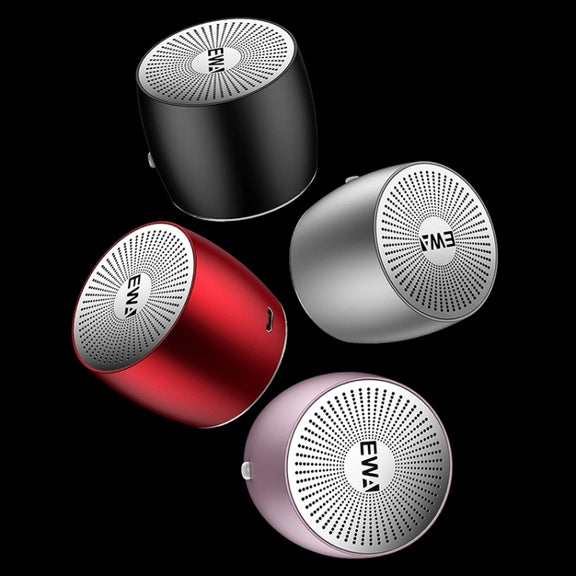 EWA A103 Portable Bluetooth Speaker Wireless Heavy Bass Bomm Box Subwoofer Phone Call Surround Sound Bluetooth Shower Speaker(Red)