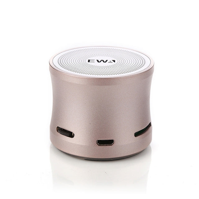 EWA A109M  Portable Bluetooth Speaker Wireless Heavy Bass Bomm Box Subwoofer Phone Call Surround Sound Bluetooth Shower Speaker(Gold)