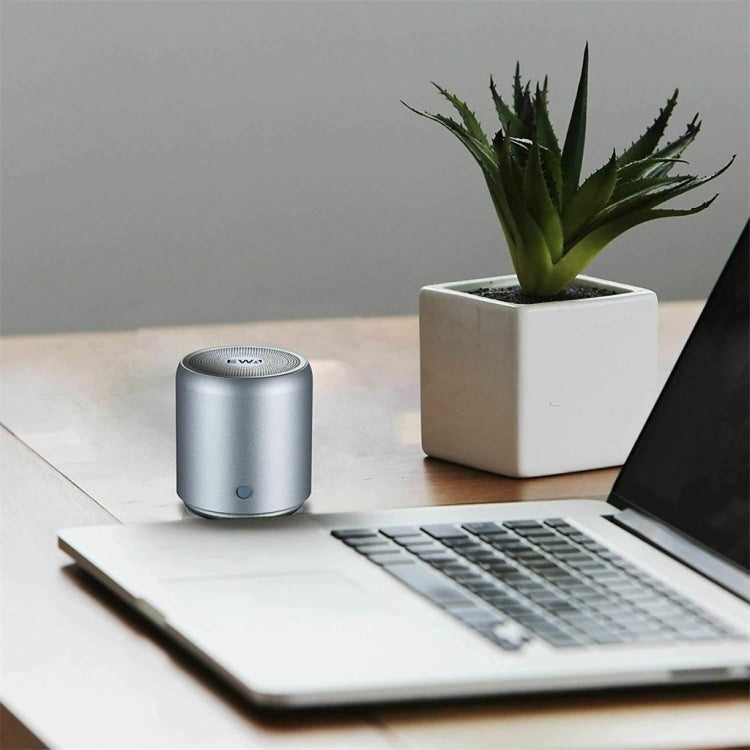EWA A107 TWS Portable Super Mini Subwoofer Water-resistant Bluetooth Speaker(Black)