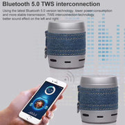 EWA A113 Portable Super Mini Bluetooth Speaker Wireless Bass Subwoofer Boom Box Speakers(Silver)