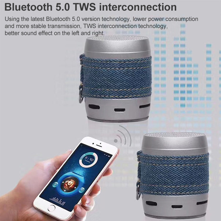 EWA A113 Portable Super Mini Bluetooth Speaker Wireless Bass Subwoofer Boom Box Speakers(Silver)