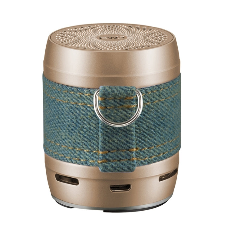 EWA A113 Portable Super Mini Bluetooth Speaker Wireless Bass Subwoofer Boom Box Speakers(Gold)