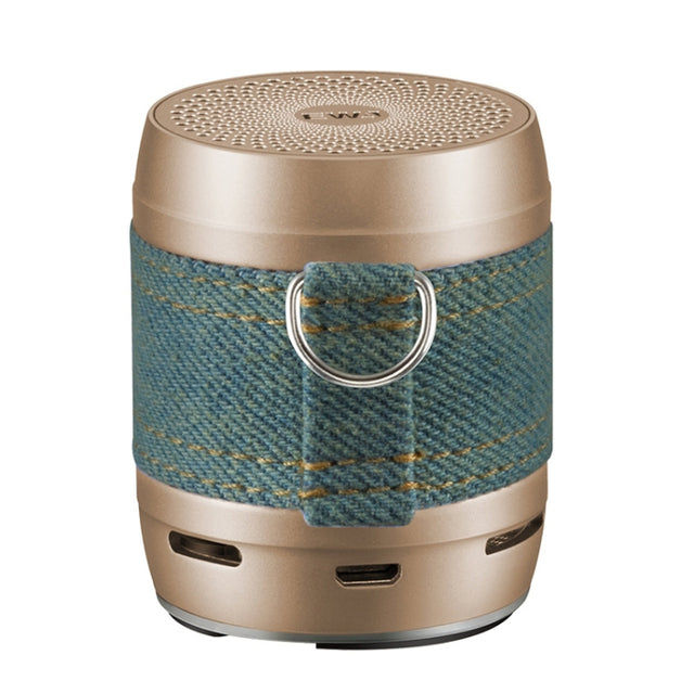 EWA A113 Portable Super Mini Bluetooth Speaker Wireless Bass Subwoofer Boom Box Speakers(Gold)