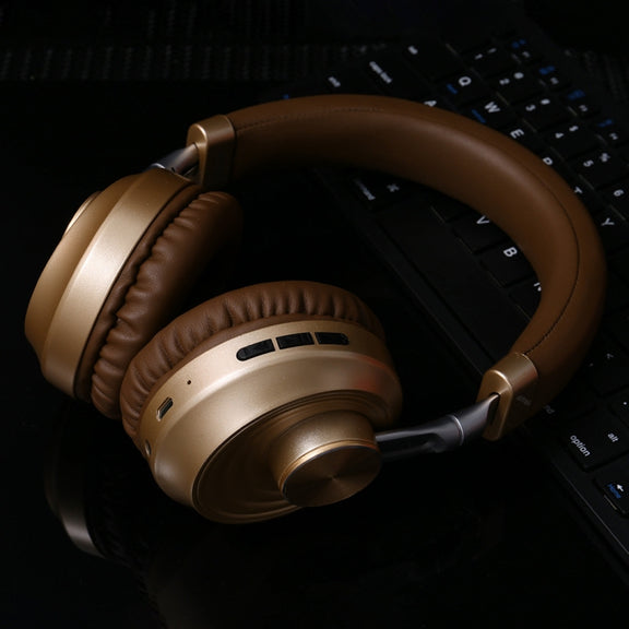 VJ083 Folding Wireless Headset Bluetooth Competitive Game Music Sports Plug Cartoon Wireless Headset(Gray)
