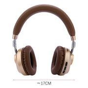 VJ083 Folding Wireless Headset Bluetooth Competitive Game Music Sports Plug Cartoon Wireless Headset(Gray)