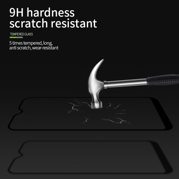 For Galaxy A01 PINWUYO 9H 2.5D Full Screen Tempered Glass Film(Black)