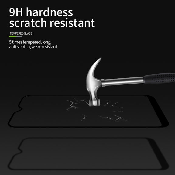 For Galaxy A01 PINWUYO 9H 2.5D Full Screen Tempered Glass Film(Black)