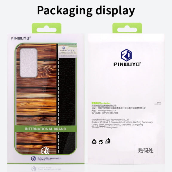 For Huawei P40 PINWUYO Pindun Series Slim 3D Flashing All-inclusive PC Case(Red)