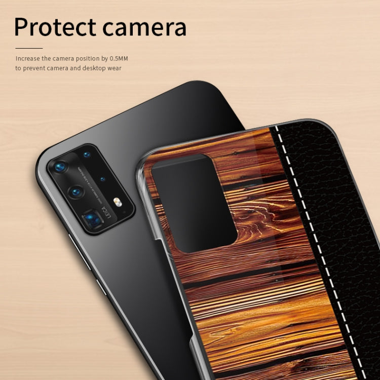 For Huawei P40 Pro PINWUYO Pindun Series Slim 3D Flashing All-inclusive PC Case(Blue)
