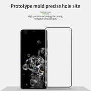 For Galaxy S20 Ultra PINWUYO 9H 3D Hot Bending Tempered Glass Film(Black)