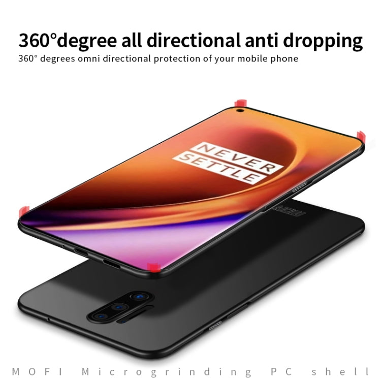 For  OnePlus 8 Pro MOFI Frosted PC Ultra-thin Hard Case(Black)