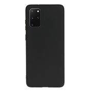 For Galaxy S20 Plus Frosted Candy-Colored Ultra-thin TPU Phone Case(Black)