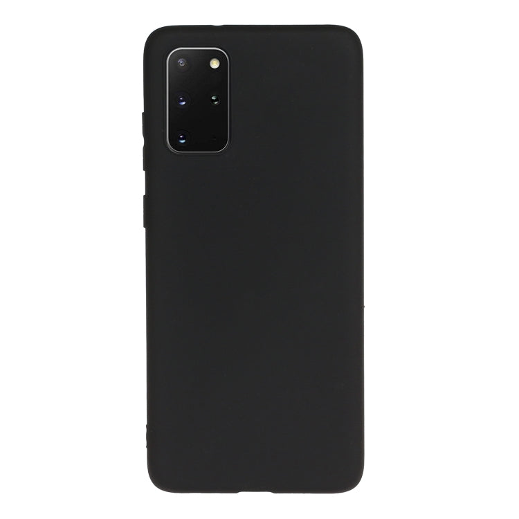 For Galaxy S20 Plus Frosted Candy-Colored Ultra-thin TPU Phone Case(Black)