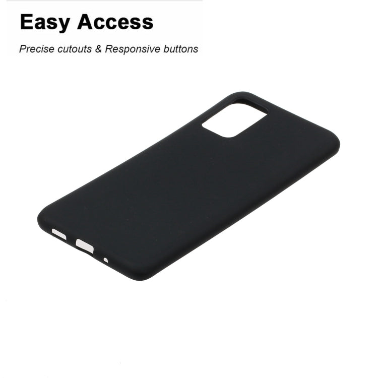 For Galaxy S20 Plus Frosted Candy-Colored Ultra-thin TPU Phone Case(Black)