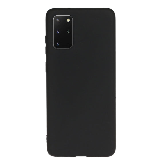 For Galaxy S20 Plus Frosted Candy-Colored Ultra-thin TPU Phone Case(Black)