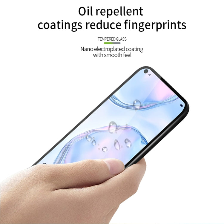 For Huawei P40 Lite / nova 6 SE PINWUYO 9H 2.5D Full Screen Tempered Glass Film(Black)