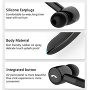F900 Mini Earhook 180�� Freely Rotating Wireless Bluetooth 5.0 Earphone Car Handsfree Call Headphone(Red)