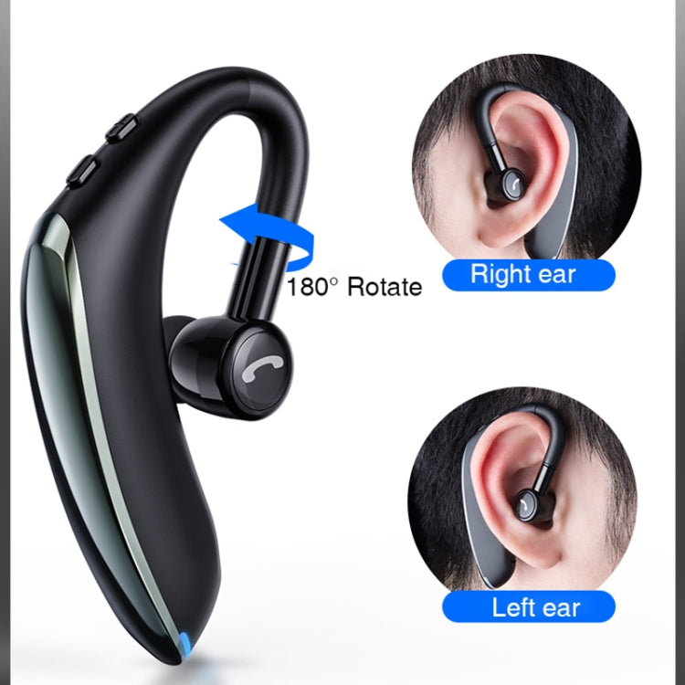 F900 Mini Earhook 180�� Freely Rotating Wireless Bluetooth 5.0 Earphone Car Handsfree Call Headphone(Red)