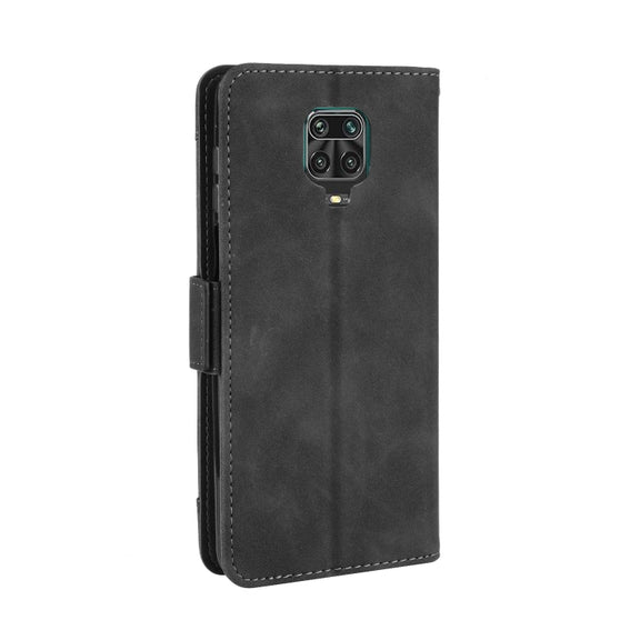 For Xiaomi Redmi Note 9 Pro / Note 9s / Note 9 Pro Max  Wallet Style Skin Feel Calf Pattern Leather Case with Separate Card Slot(Black)