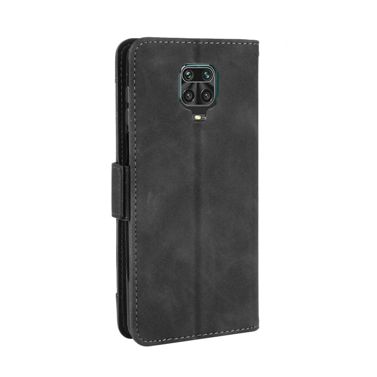 For Xiaomi Redmi Note 9 Pro / Note 9s / Note 9 Pro Max  Wallet Style Skin Feel Calf Pattern Leather Case with Separate Card Slot(Black)