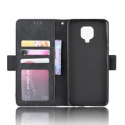 For Xiaomi Redmi Note 9 Pro / Note 9s / Note 9 Pro Max  Wallet Style Skin Feel Calf Pattern Leather Case with Separate Card Slot(Black)