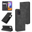 For Galaxy A31 Retro-skin Business Magnetic Suction Leather Case with Holder & Card Slots & Wallet(Black) - free shipping - PMC TechLife - Order now!