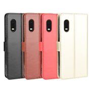 For Galaxy Xcover Pro Retro Crazy Horse Texture Horizontal Flip Leather Case with Holder & Card Slots & Photo Frame(Black)