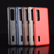 For Oppo Find X2 Pro Shockproof Litchi Texture PC + PU Case(Black)