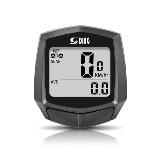 SUNDING SD-581A Bike Wired Computer Speedometer Odometer Cycling Bicycle Water-resistant Measurable Temperature Stopwatch